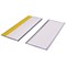 Beaverswood Self-Adhesive Ticket Holders With Card Insert For Shelving and Racking, H80mmxW200mm, Pack of 50
