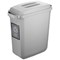 Durable Durabin Simpler Recycling Bin Bundle - Includes 4x Grey Bins, 4x Coloured Lids, 4x A5 Duraframe, 4x Trolleys & 1x Roll of Free Liners