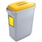 Durable Durabin Simpler Recycling Bin Bundle - Includes 4x Grey Bins, 4x Coloured Lids, 4x A5 Duraframe, 4x Trolleys & 1x Roll of Free Liners