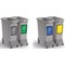 Durable Durabin Hinged Lid Recycling Bin Bundle, 60 Litre, Assorted