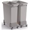 Durable Durabin Hinged Lid Recycling Bin Bundle, 60 Litre, Assorted