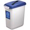 Durable Durabin Hinged Lid Recycling Bin Bundle, 60 Litre, Assorted