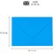 Pukka Post & Packaging C6 Envelopes, Plain, Gummed, 100gsm, Bright Assorted Colours, Pack of 25