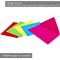 Pukka Post & Packaging C5 Envelopes, Plain, Gummed, 100gsm, Bright Assorted Colours, Pack of 25