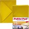 Pukka Post & Packaging C6 Envelopes, Plain, Gummed, 100gsm, Gold, Pack of 25