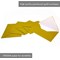 Pukka Post & Packaging C6 Envelopes, Plain, Gummed, 100gsm, Gold, Pack of 25