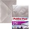 Pukka Post & Packaging C5 Envelopes, Plain, Gummed, 100gsm, Silver, Pack of 25