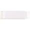 Beaverswood Self-Adhesive PVC Label Holder With Card For Shelving and Racking, H30mmxW80mm, White, Pack of 100