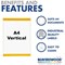 Beaverswood Self-Adhesive Industrial Strength Document Pockets, A4, Vertical, Clear, Pack of 10 Beaverswood Self-Adhesive Industrial Strength Document Pockets, A4, Vertical, Clear, Pack of 10