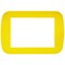 Frames4Floors PVC Floor Label Holders For Warehouse, A4, Yellow, Pack of 10