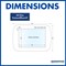 Frames4Floors PVC Floor Label Holders For Warehouse, A4, Yellow, Pack of 10