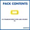 Frames4Floors PVC Floor Label Holders For Warehouse, DL, Yellow, Pack of 10