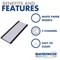 Beaverswood Magnetic PVC Label Holder With Card For Shelving and Racking, H25mmxW80mm, Pack of 100