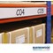 Beaverswood Magnetic PVC Label Holder With Card For Shelving and Racking, H25mmxW80mm, Pack of 100