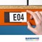Beaverswood Magnetic PVC Label Holder With Card For Shelving and Racking, H20mmxW80mm, Pack of 100