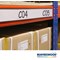 Beaverswood Magnetic PVC Label Holder With Card For Shelving and Racking, H40mmxW80mm, Pack of 100