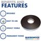 Beaverswood Magnetic Label Holder With White Card Inserts, 40mmx10m