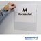 Beaverswood Magnetic Industrial Strength Document Pockets, A4, Horizontal, Clear, Pack of 10