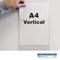 Beaverswood Magnetic Industrial Strength Document Pockets, A4, Vertical, Clear, Pack of 10