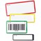 Beaverswood Magnetic PVC Clear Front Ticket Pouches For Warehouse Shelving and Racking, H60mmxW100mm, Yellow, Pack of 100