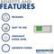Beaverswood Self-Adhesive Two-colour Stock Identity Slider, Pack of 50