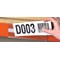 Beaverswood Magnetic Ticket Holder With Card Insert For Shelving and Racking, H54mmxW100mm, Pack of 100