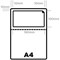 Purely Everyday A4 Single Integrated Label S8 One Integral Hotmelt Label Perforated 190 x 90mm White (Pack 1000) Purely Everyday A4 Single Integrated Label S8 One Integral Hotmelt Label Perforated 190 x 90mm White (Pack 1000)