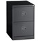 Trexus Foolscap Filing Cabinet, 2-Drawer, Black