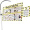 Electric Shock Rescue Hook with Poster and Sign -