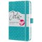 Sigel Jolie Diary 2026 A6 Week To View Aqua Green -