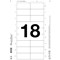 Avery Printable Inserts 65mm x 30mm All Printer Types 180 Inserts/10 Sheets (Pack 180 Inserts) - 6530