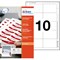 Avery Printable Inserts 85mm x 54mm All printer types 100 inserts / 10 Sheets - 8554