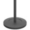 Alba Coat Stand 6 Pegs Plus 3 Mini Pegs Wood And Steel H175cm Black -