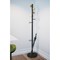 Alba Coat Stand 6 Pegs Plus 3 Mini Pegs Wood And Steel H175cm Black -