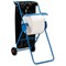 Wypall Mobile Stand Wiper Dispenser 6155 Large Roll with Cutter 2 Wheels Tubular Frame Blue Ref C01848