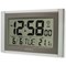 Acctim Stratus Radio Controlled LCD Digital Wall/Desk Clock, Silver