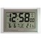 Acctim Stratus Radio Controlled LCD Digital Wall/Desk Clock, Silver