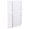 Concord Presentation Index, Unpunched, 1-15, Mylar Tabs, A4, White, Pack of 5