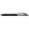 Bic 4 Colours Grip Pro Ballpoint Pen 1mm Tip 0.32mm Line Black/Silver Barrel Black/Blue/Green/Red Ink (Pack 12)