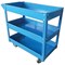 5 Star 3 Tier Tray Trolley - Blue