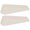 Door Wedge Rubber, White, Pack of 2
