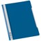 Durable A4 Clear View Folders, Extra Wide, Blue, Pack of 50