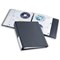 Durable CD & DVD Index 40 Ring Binder with 10 Pockets for 40 Disks, A4, Charcoal