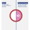 Avery Self-Adhesive Paper Badges with Time-Expiring Dots (Pack 1000) - 4852E-THR