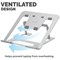 Fellowes Alumia Lightweight Adjustable Portable Laptop Stand Silver -