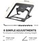 Fellowes Alumia Lightweight Adjustable Portable Laptop Stand Black -