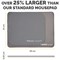 Fellowes Breyta XL Recycled Antibacterial Mousepad, Grey