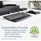 Kensington KM100 EQ Wired Desktop Set Comprising Full-size Keyboard with Ambidextrous Mouse Black -
