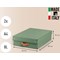 Leitz Puro Storage Box with Lid Medium Low 8L Green 100% Recycled Card Pack of 2 -