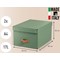 Leitz Puro Storage Box with Lid Medium 17L Green 100% Recycled Card Pack of 2 -